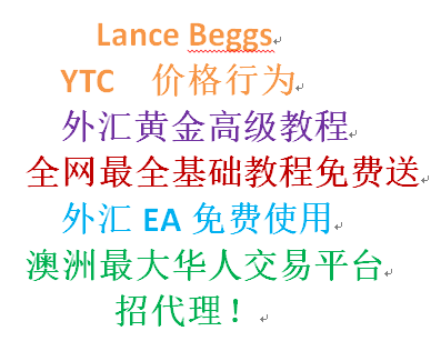 免费送外汇交易EA黄金视频教程裸K学习资料LanceBeggsYTC价格行为