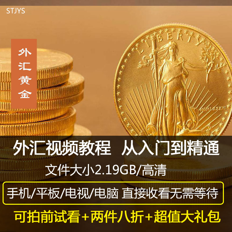 外汇视频课程美元黄金EA系列教程从入门到精通技术理论详解基本面