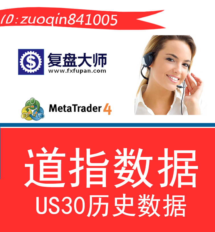 道指US30  外汇历史数据 MT4EA测试数据 python测试 复盘大师数据