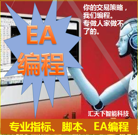 MT4黄金外汇EA智能程序化EA自动交易系统、EA编写编程(定制)