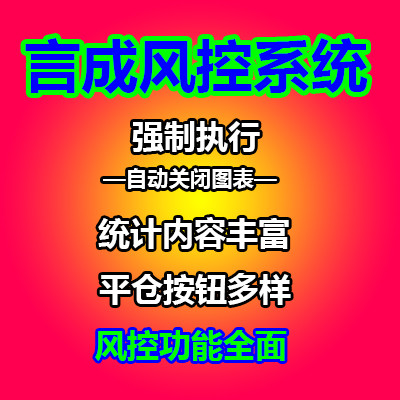 MT4/5EA：言成强制风控工具 外汇自动化智能交易系统策略ea